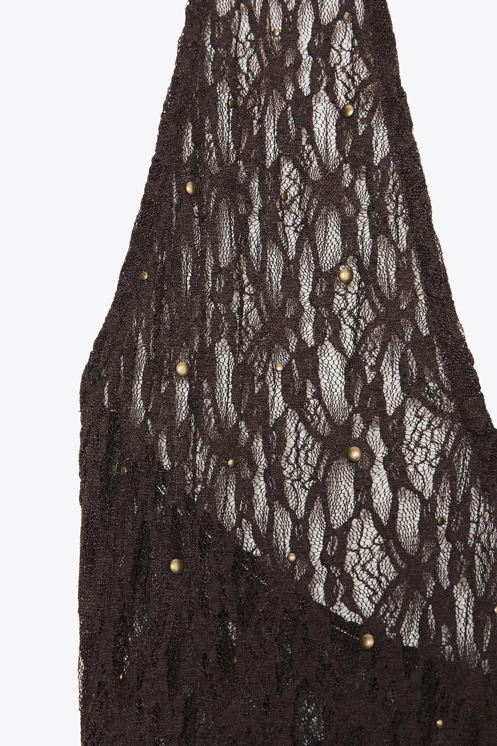 STUDDED SCARF DRESS - Zara фото 7