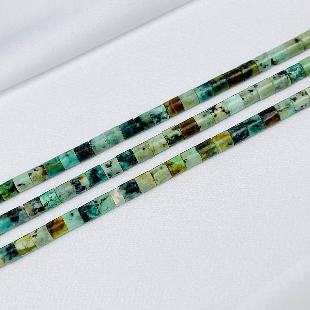 Бусины для украшений из Хризоколлы 38 см