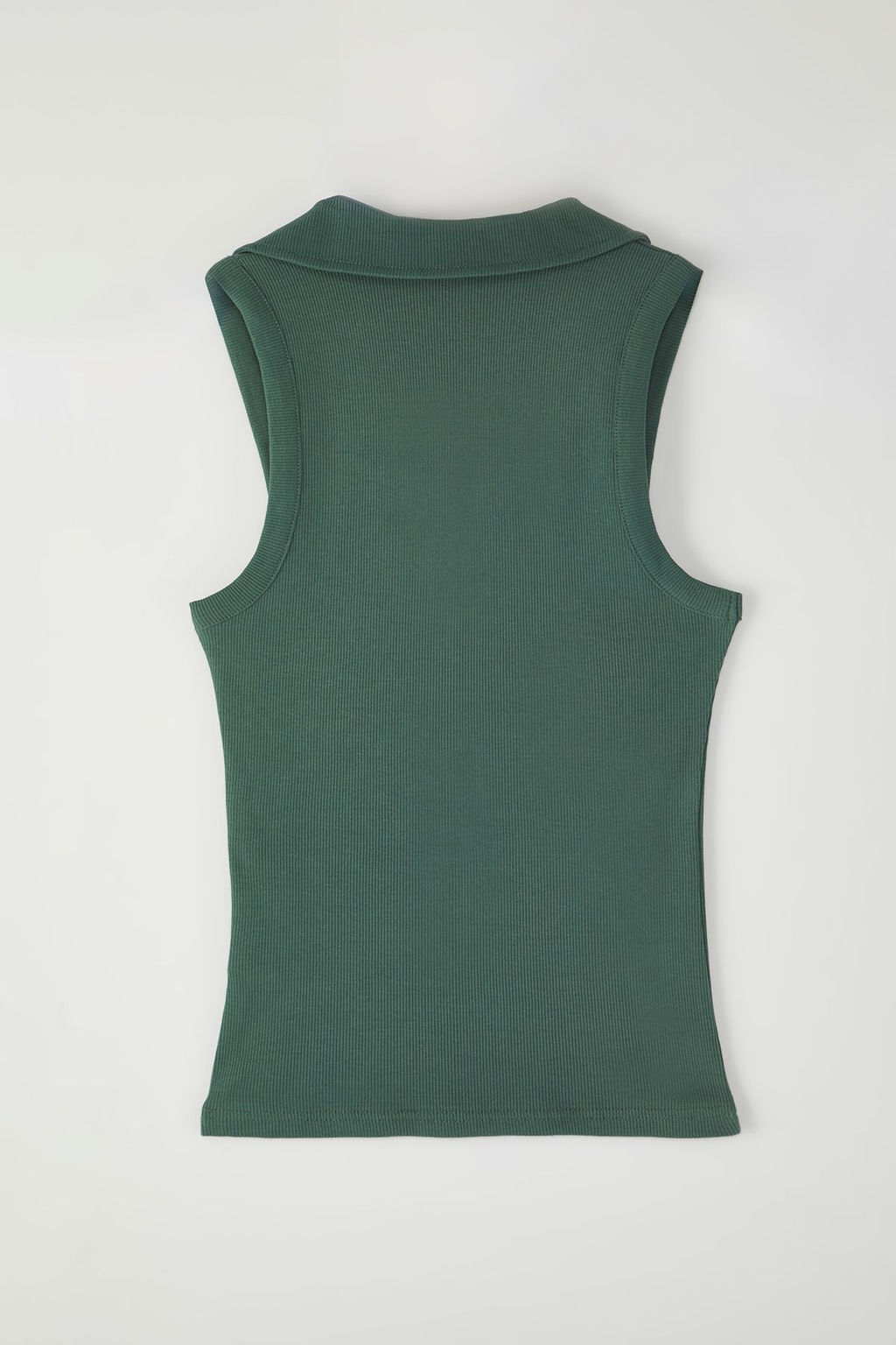 Trendyolmilla Haki Polo Yaka Fitilli Fitted/Vucuda Oturan Esnek Orme Bluz TWOSS25BZ00408  фото 13