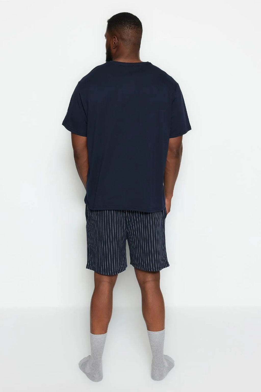 TRENDYOL MAN Buyuk Beden Bordo Regular Fit Rahat Bask?l? Sortlu Pijama Tak?m? TMNSS23PT00014 - Trendyolmilla фото 32