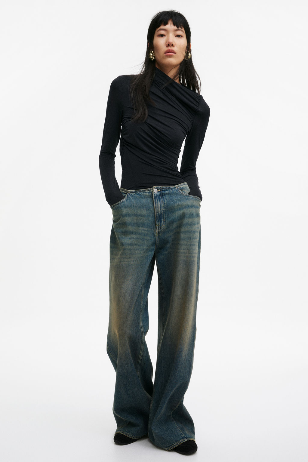 Top drapeado - H&m фото 2