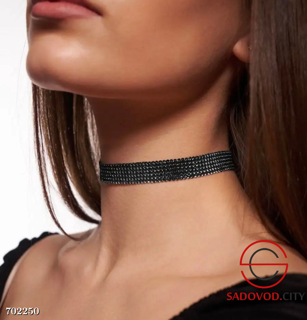 Чокер на шею со стразами - Bruno фото 9