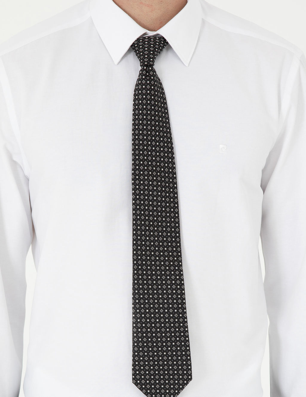 Beyaz Slim Fit Uzun Kollu Basic G_mlek