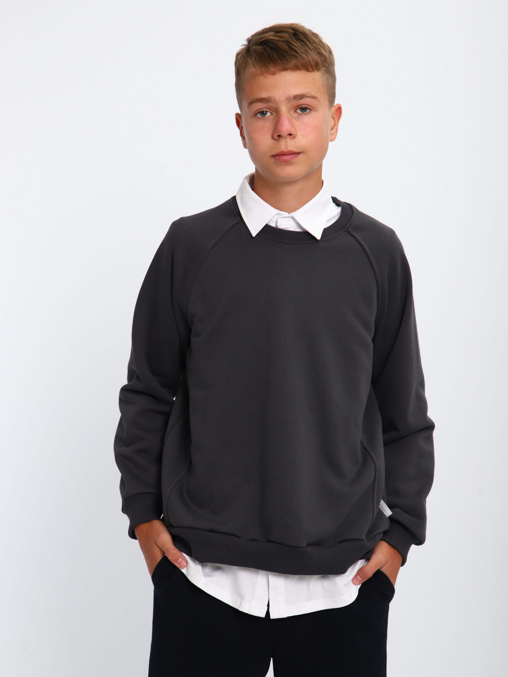 Свитшот Матвей графит, СВ-02-1 - От егорки до егора фото 3