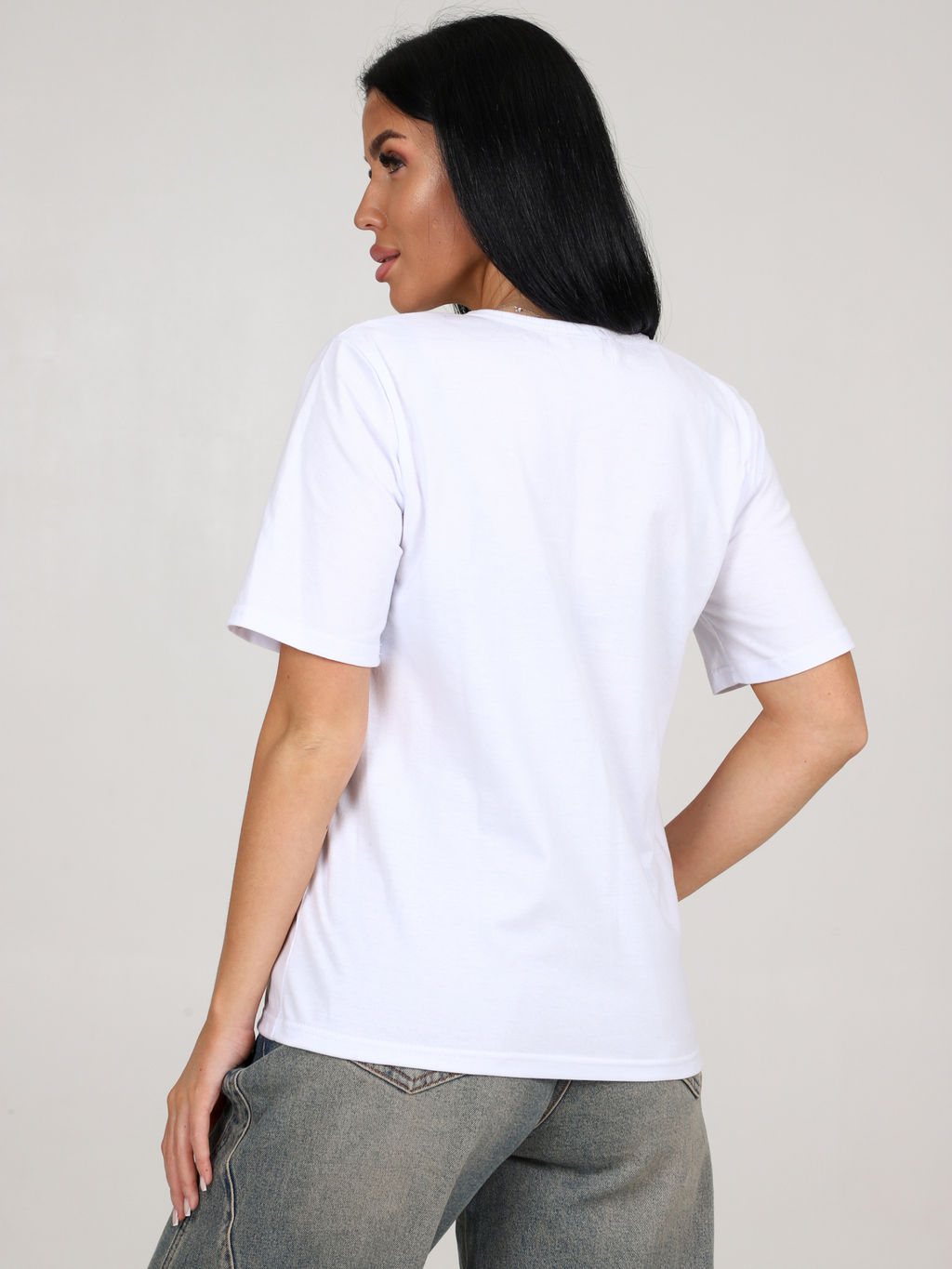 Футболка Белая (М-977) - Лиза фото 8