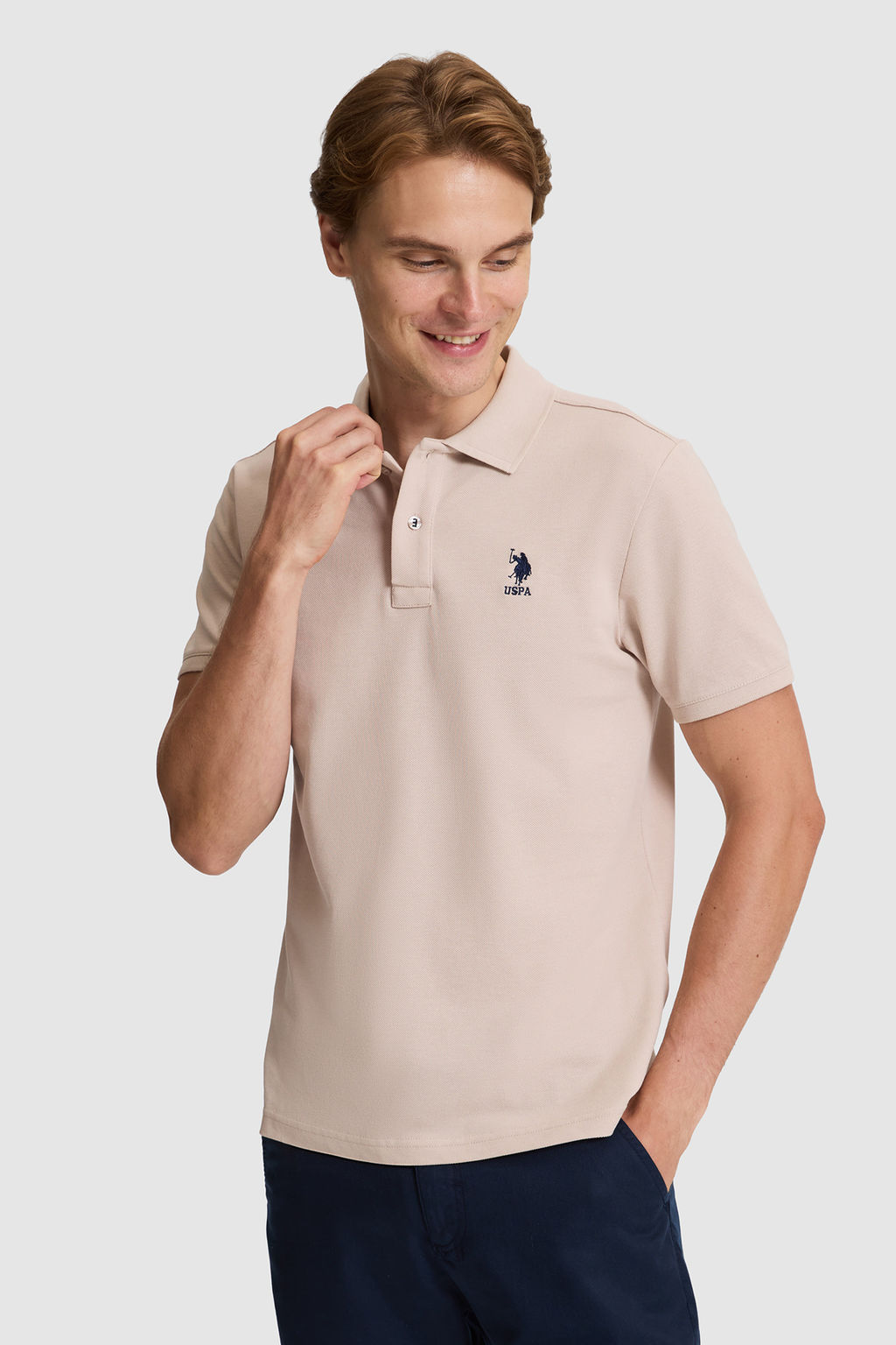 Erkek Ta_ Regular Fit Polo Yaka Basic Ti__rt - U.s. polo assn фото 2
