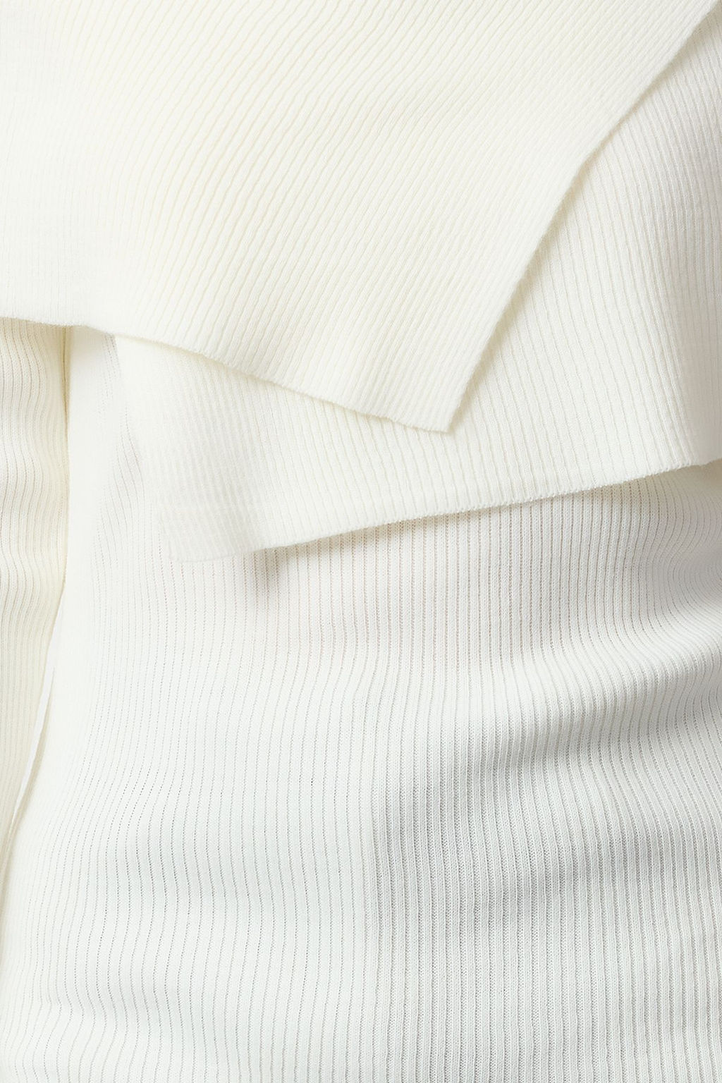 Ekru Carmen Yaka Basic Triko Kazak TEDAW25KZ00023 - Trendyolmilla фото 3