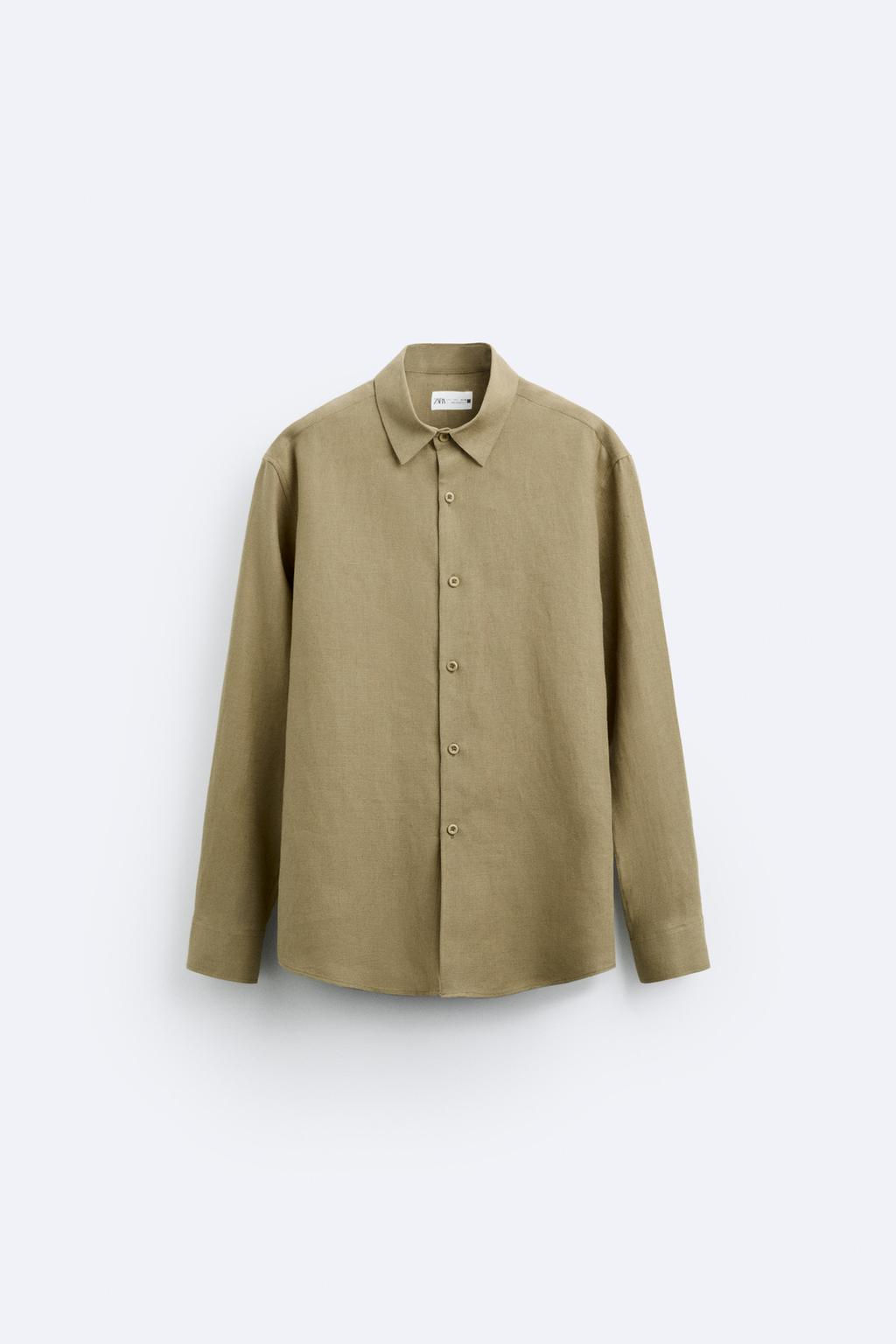 %100 KETEN GOMLEK - Zara фото 7