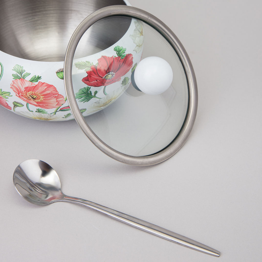 САХАРНИЦА AGNESS БЕЛЫЕ МАКИ 450 МЛ  фото 4