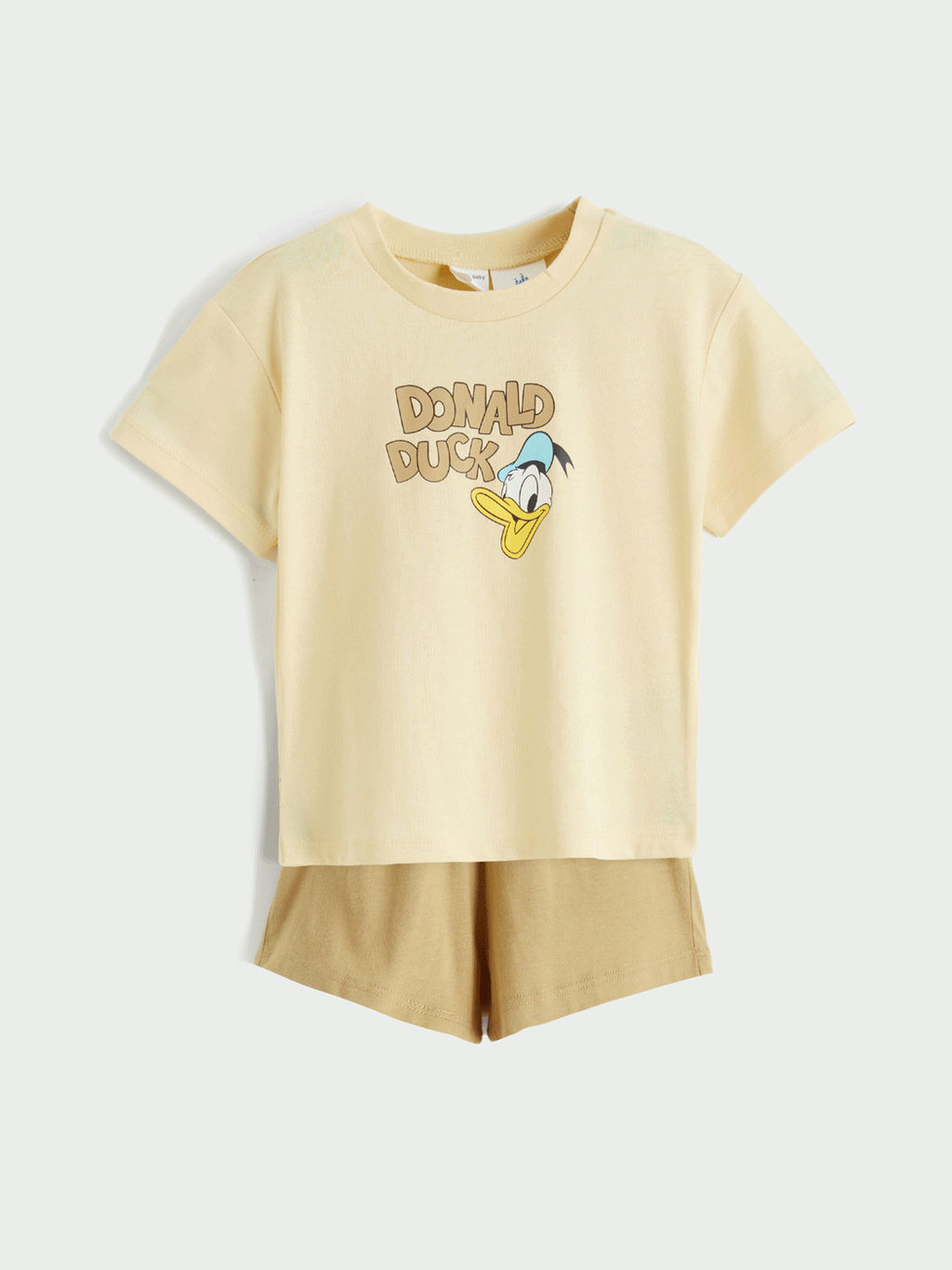 Donald Duck Bask?l? Erkek Bebek Ti??rt ve ?ort