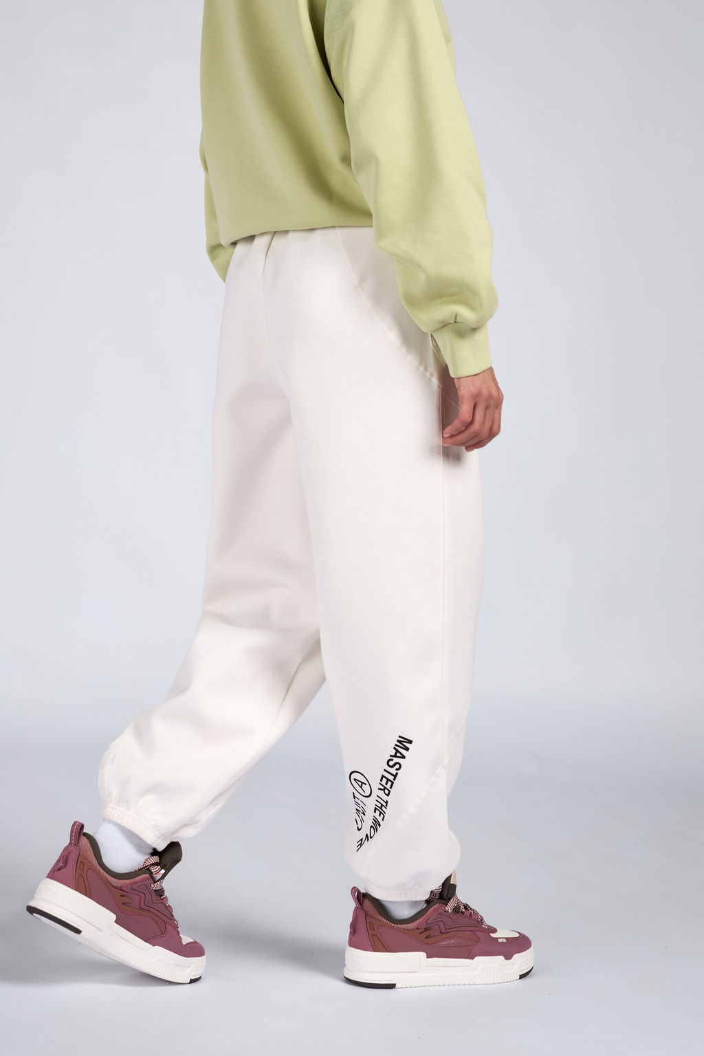 Брюки трикотажные Белый - Anta фото 5