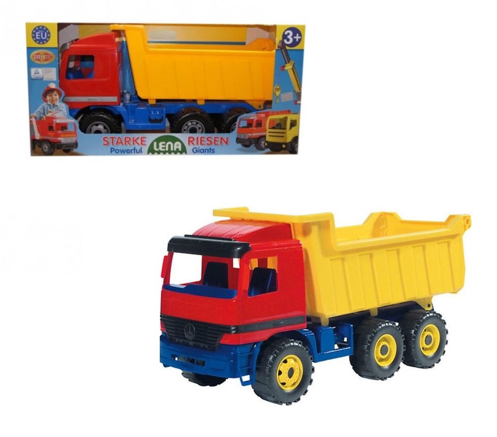 Lena. Грузовик "Actros" 63 см с бортом в подар..упаковке арт.02020