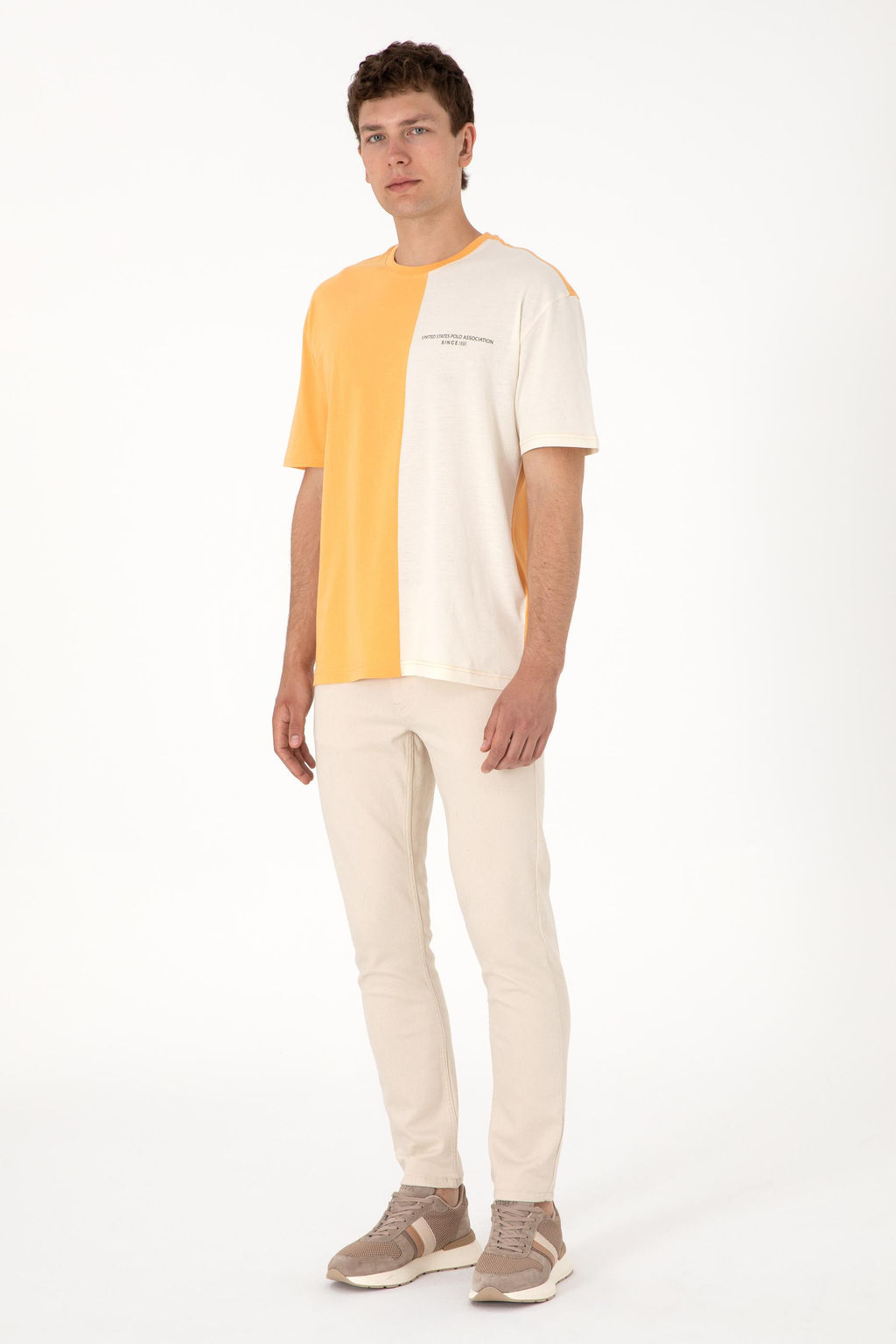 Erkek Comfort Fit Bisiklet Yaka Turuncu Ti__rt Sepette S_rpriz _ndirim - U.s. polo assn фото 6