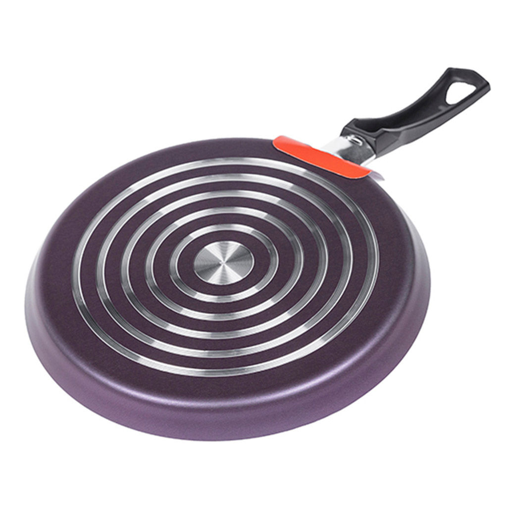 Violet Сковорода с антипригарным покрытием д18см, h2см, s2,4мм, бакелитовая ручка (Россия) - Домашняя мода фото 7