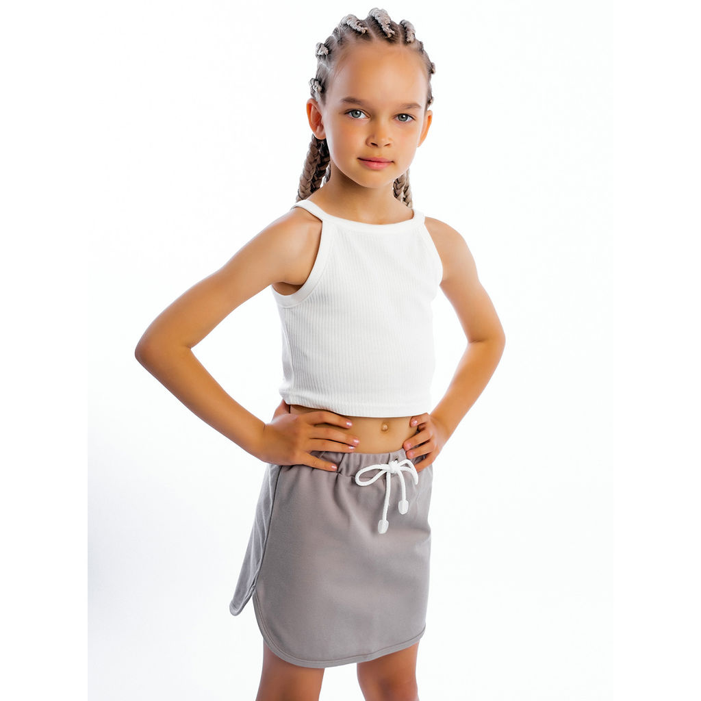 Комплект топ рибана, юбка пике 7001900303 - Youlala фото 8