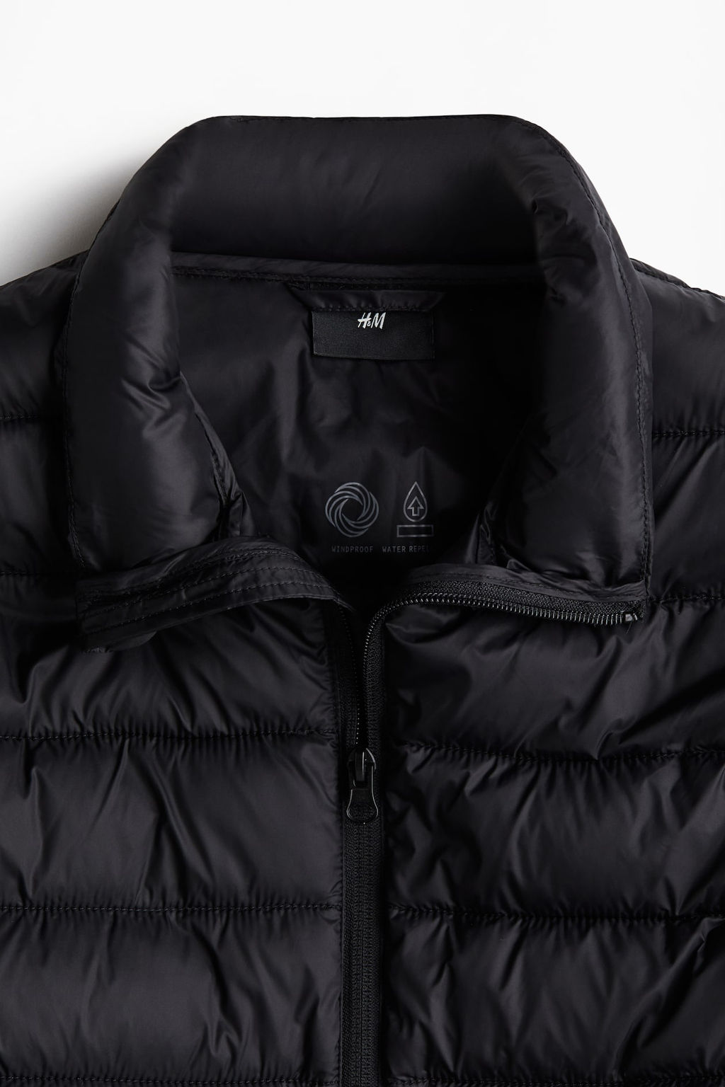 Slim Fit Water-repellent puffer gilet - H&m фото 2