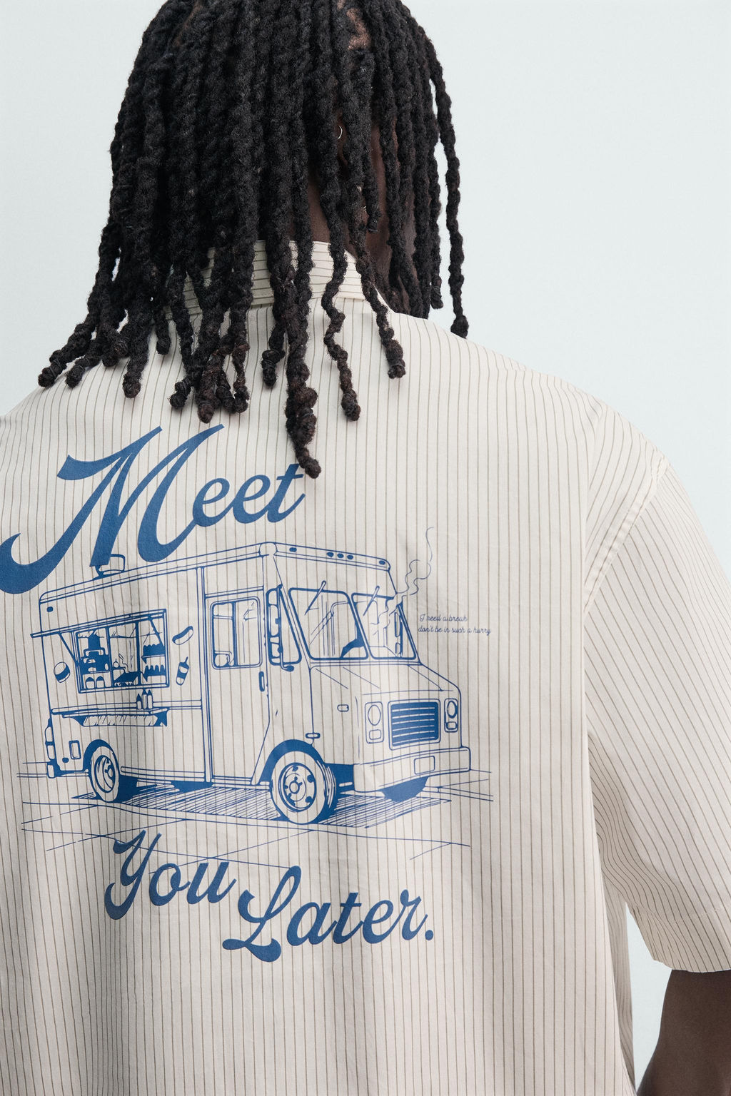 CAMISA RAYAS ESTAMPADO COMBINADO / Blanco - Zara фото 7