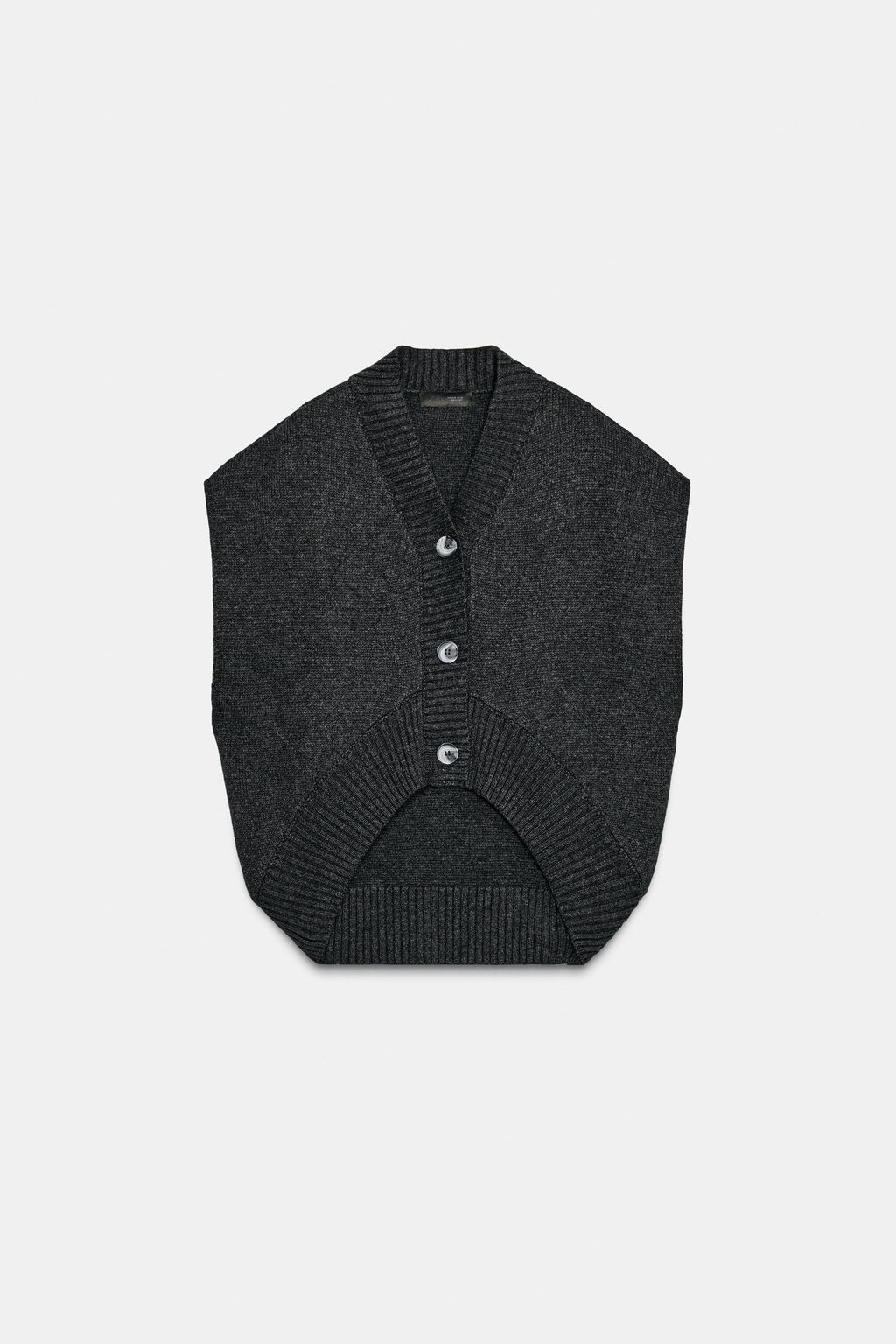 OVERSIZED WOOL WAISTCOAT - Zara фото 4