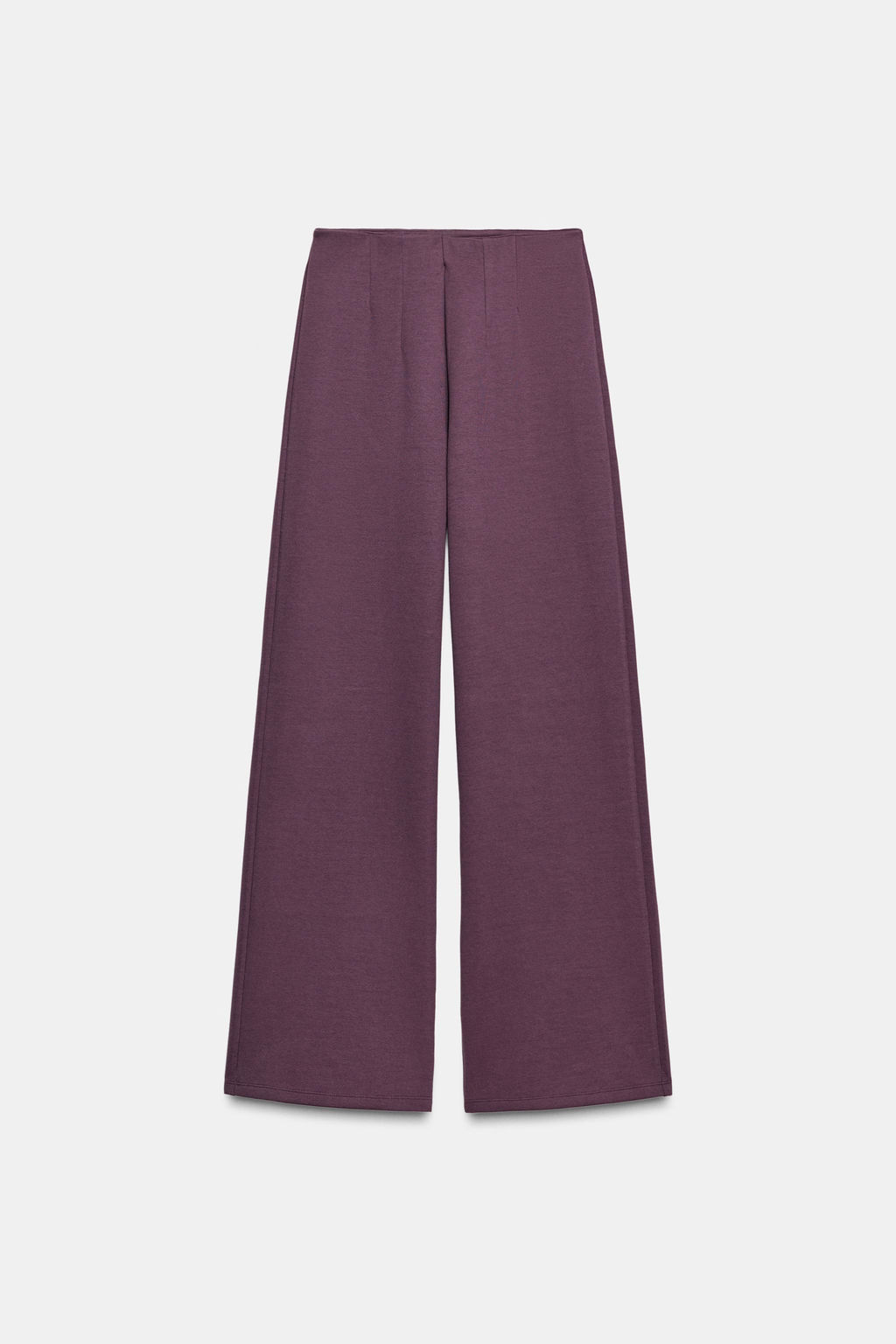 INTERLOCK WIDE-LEG TROUSERS - Zara фото 7