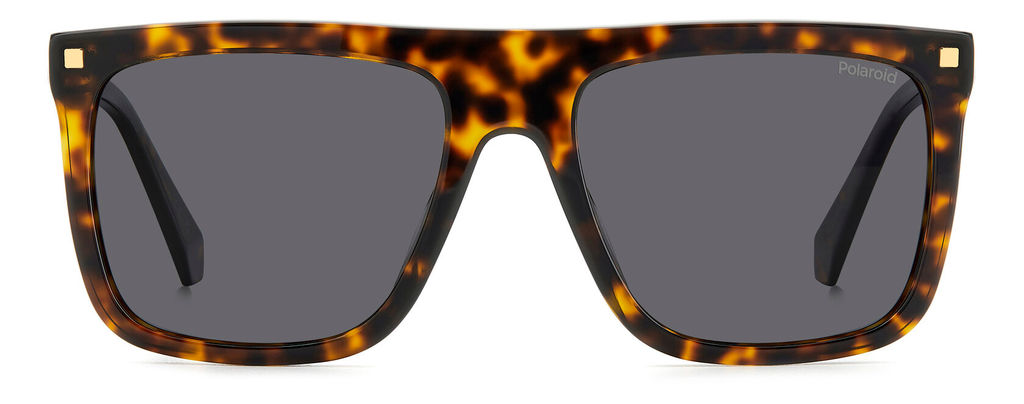 Солнцезащитные очки POLAROID PLD 4166/S/X Гавана, мужские