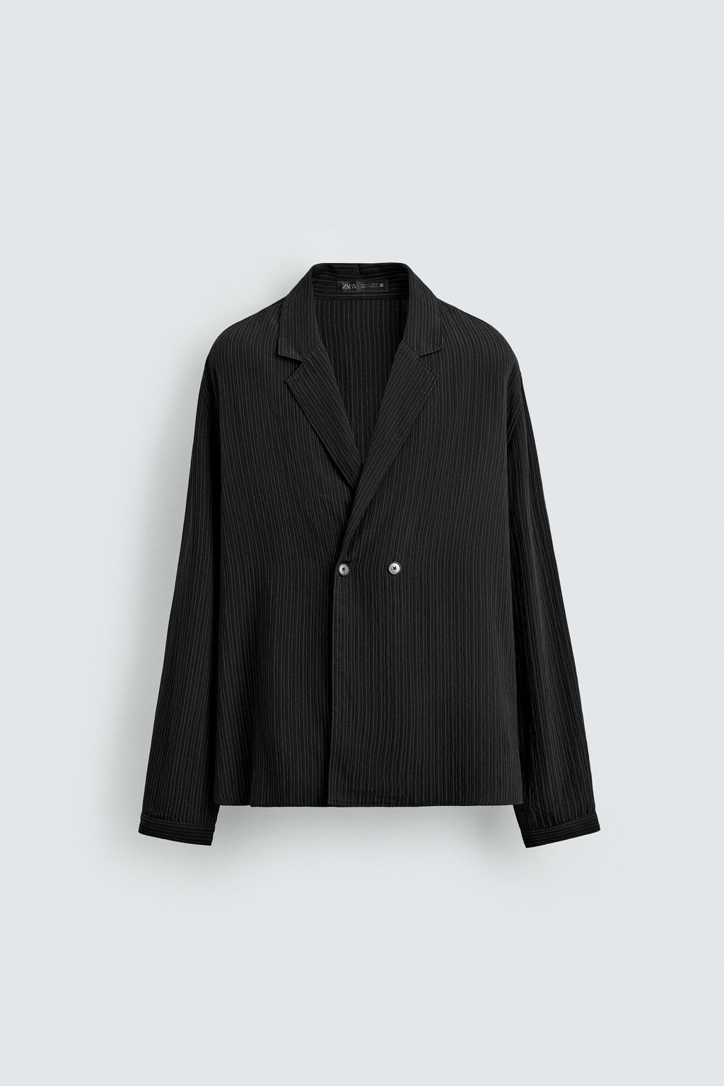 STRIPED KIMONO SHIRT - Zara фото 6