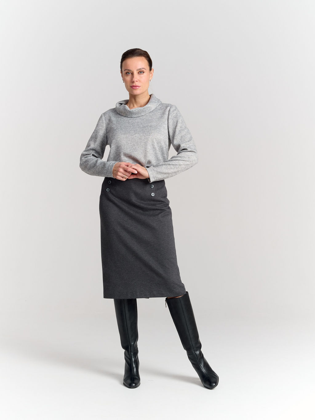 юбка для холодной погоды в составе ШЕРСТЬ - Трика фото 2