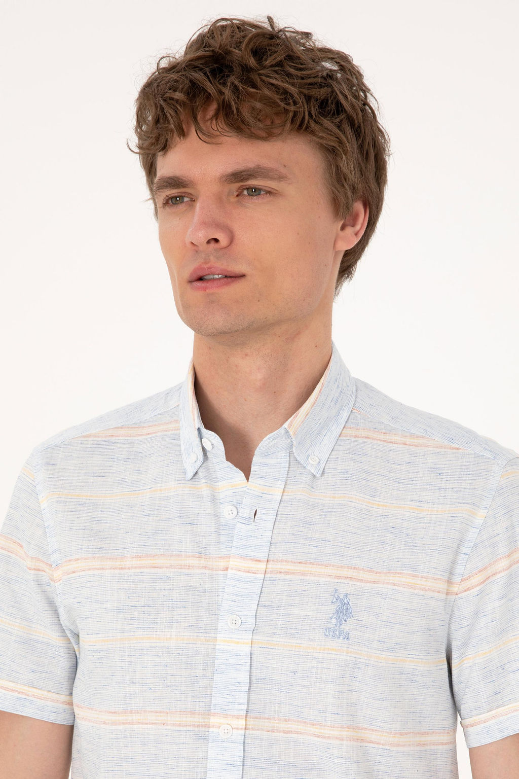 Erkek A__k Mavi K_sa Kollu G_mlek Sepette S_rpriz _ndirim - U.s. polo assn фото 2