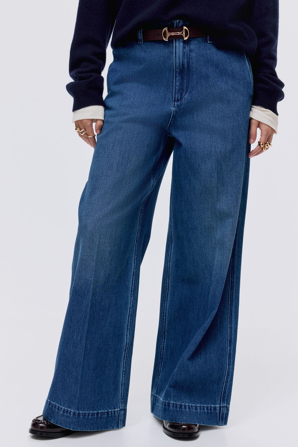 Wide High Jeans - H&m фото 6