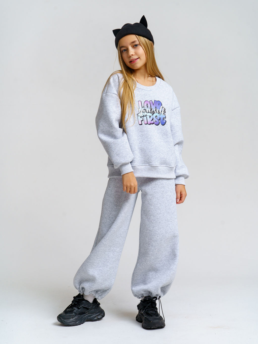 983Д Костюм детский "Серый/меланж"