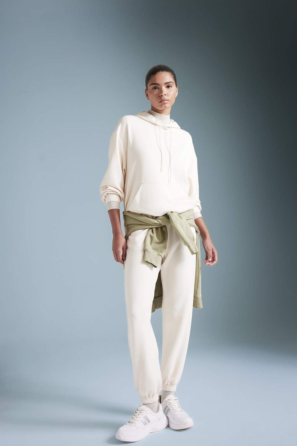 DeFactoFit Jogger Esofman Alt? Standart Fit Modal Cift Cepli Basic Duz  фото 2