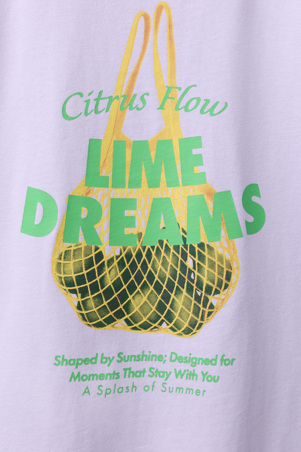 CAMISETA ESTAMPADO FRUTAS / Lila claro - Zara фото 5