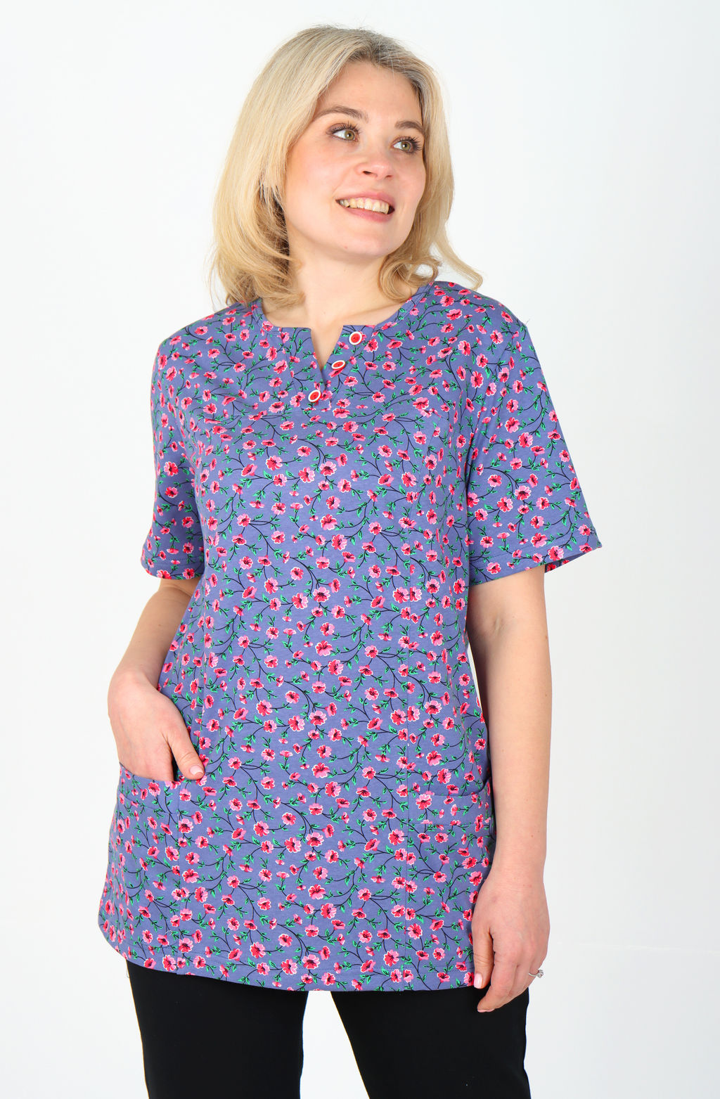 Футболка Кира Ф-105 (46-64) кулирка - Лотос фото 17