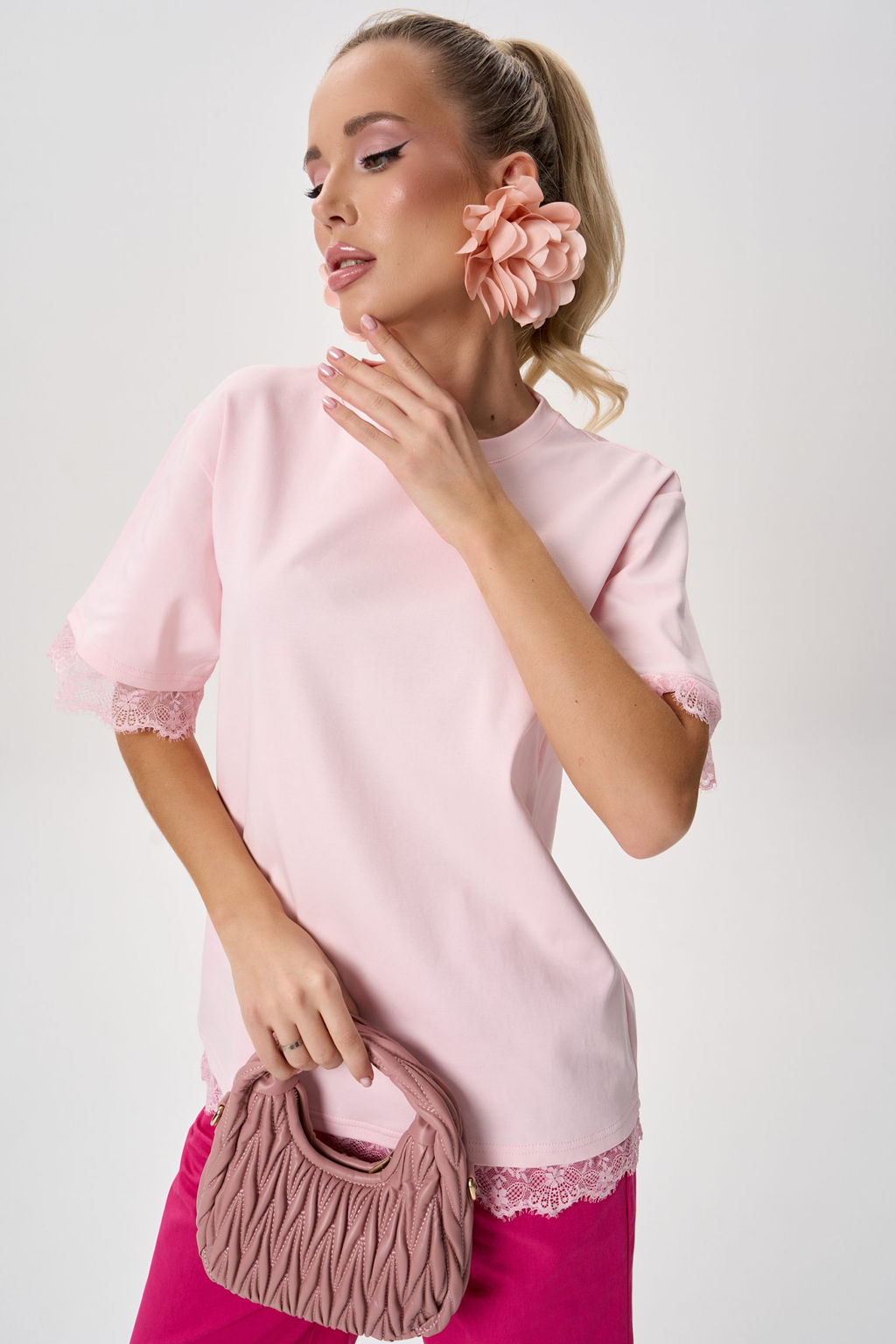 Футболка Бэль (розовый) - Эльза фото 4