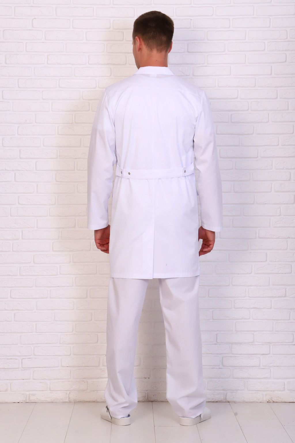 Халат мужской 234 CVC. Цвет: белый - Стильб фото 3