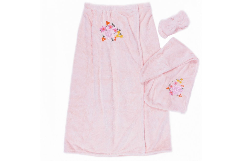 Набор 3-х предметный сауна микрофибра женская + чалма+повязка B-Y20, №3 - Наталья-текстиль фото 2