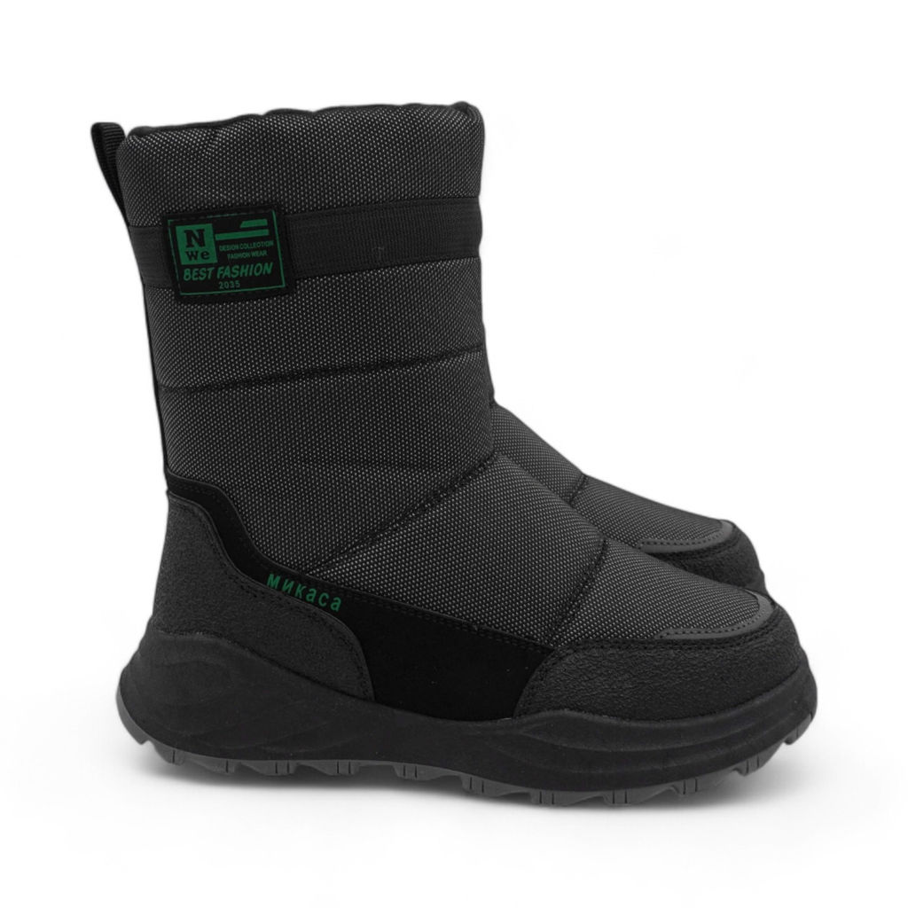 Ботинки мембранные на меху ХМ956-3-2 серые - Sport фото 2