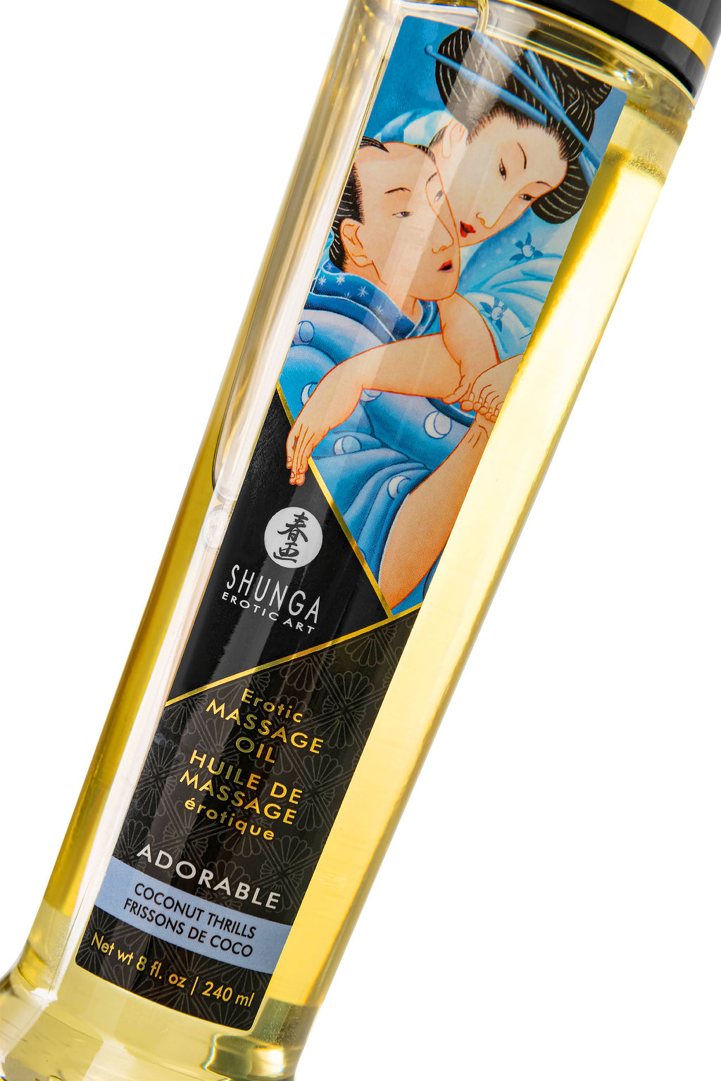Масло массажное для тела Shunga Кокосовое волнение (Coconut Thrills), 240мл