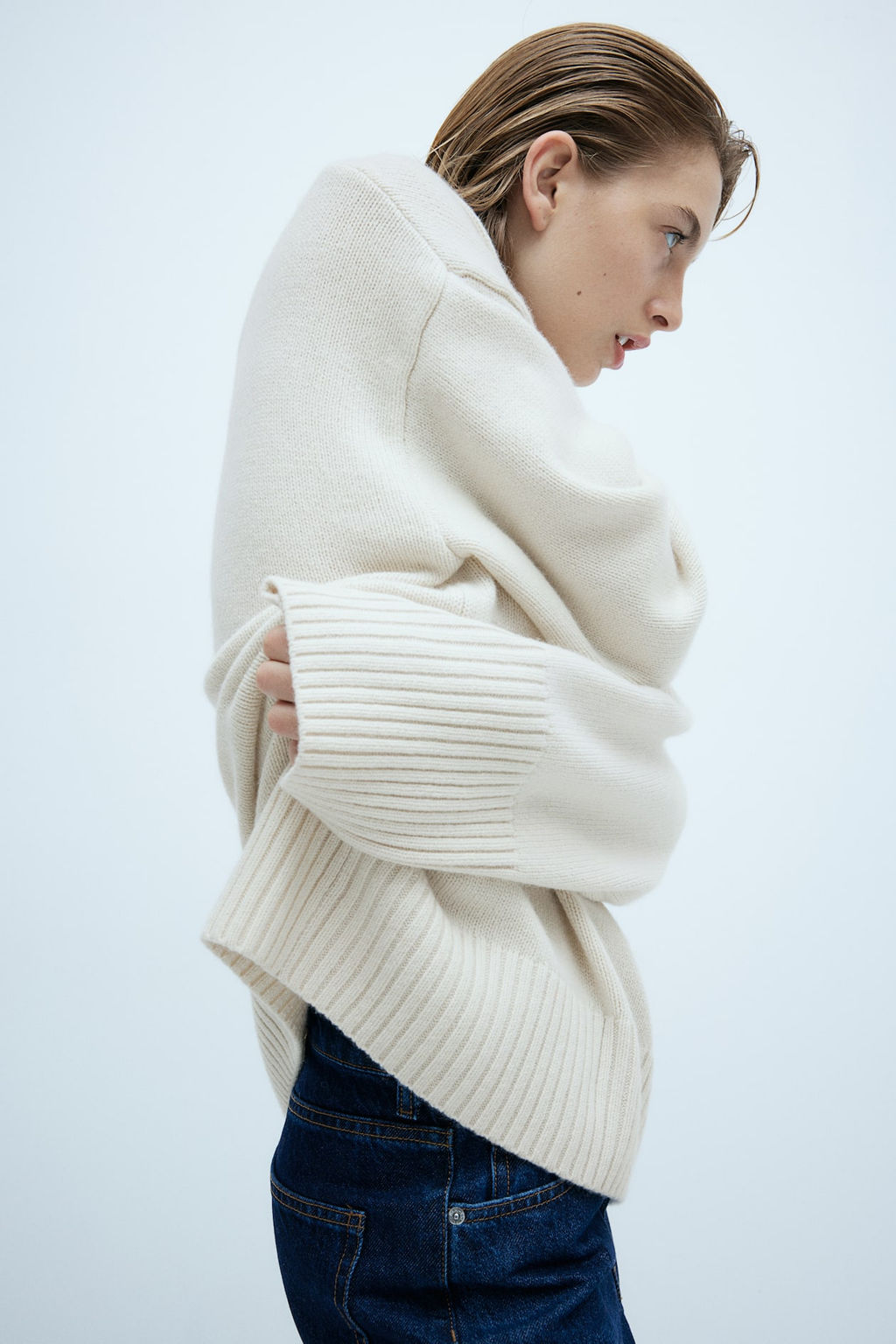 Jersey oversize en mezcla de cachemira - H&m фото 3