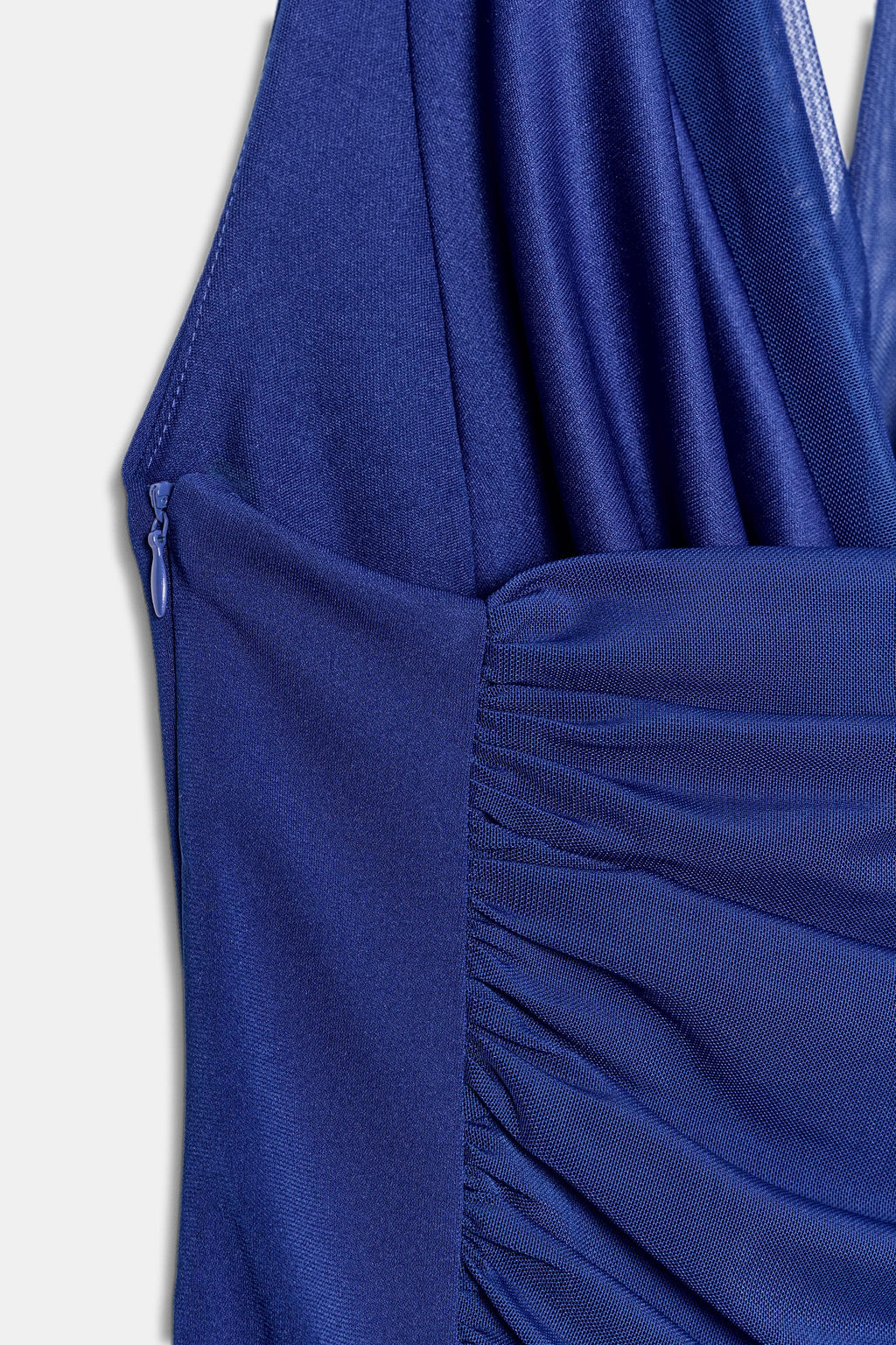 VESTIDO HALTER COMBINADO TUL / Azul tinta - Zara фото 6