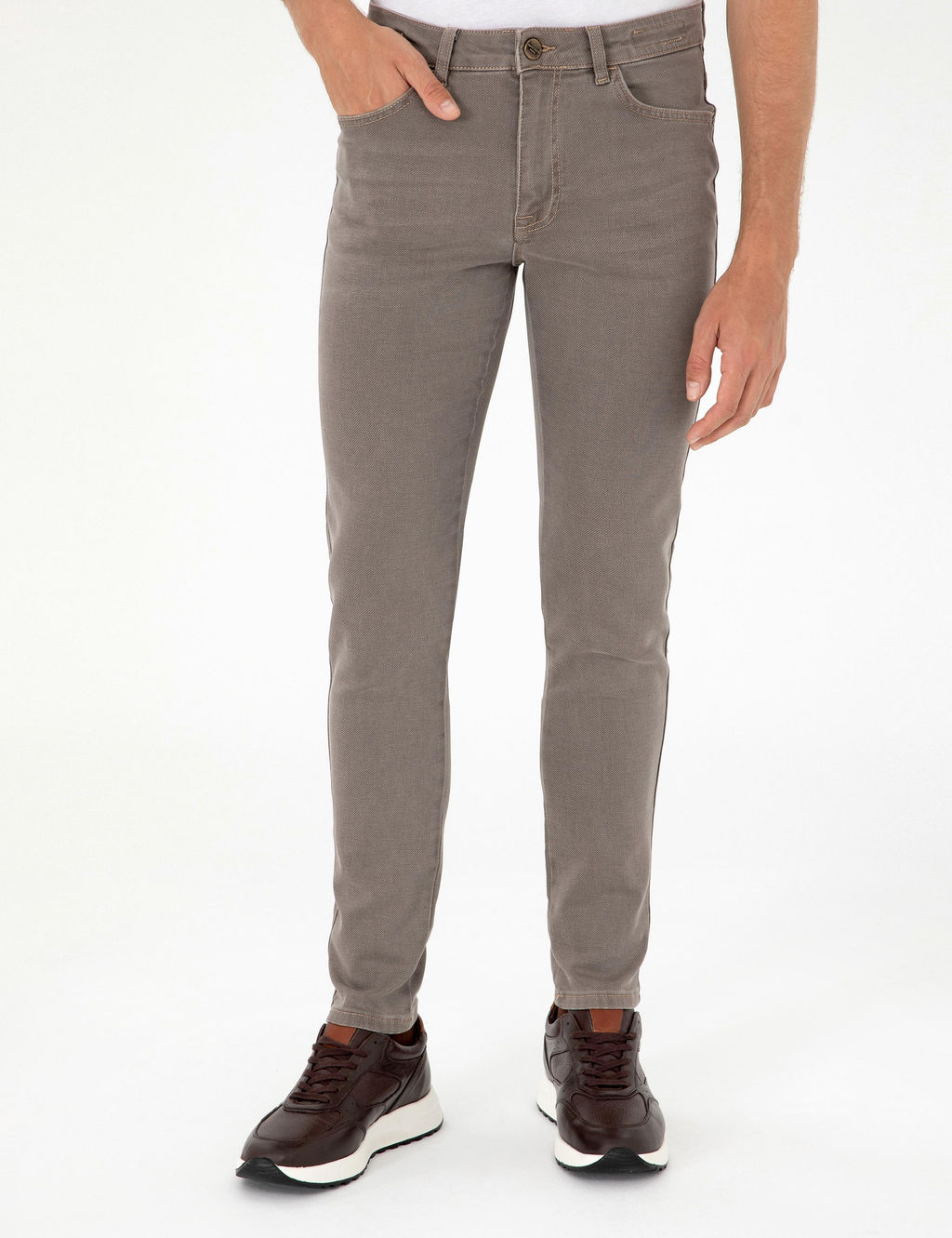 Bej Slim Fit Jean Pantolon - Pierre cardin фото 2