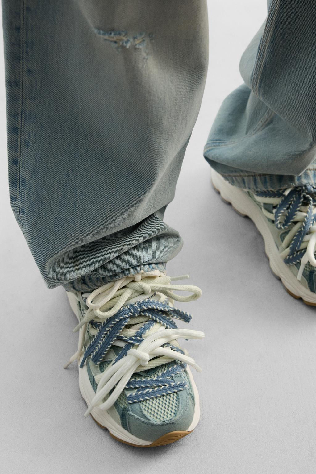 MULTI-LACE TRAINERS - Zara фото 10