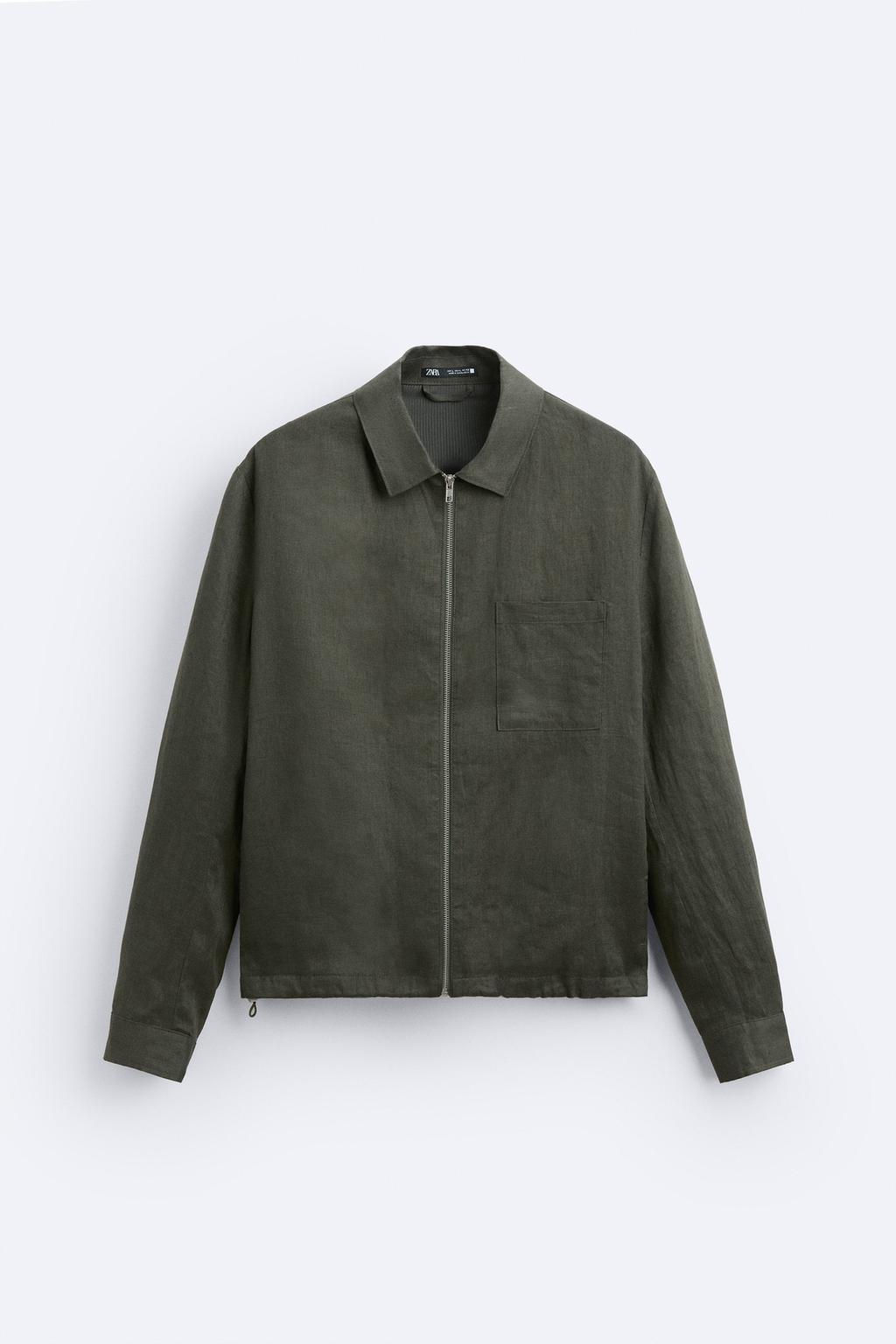100% LINEN JACKET - Zara фото 17