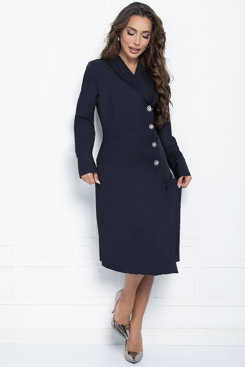 Платье Соломия (синее) П10902 - Lt collection фото 4