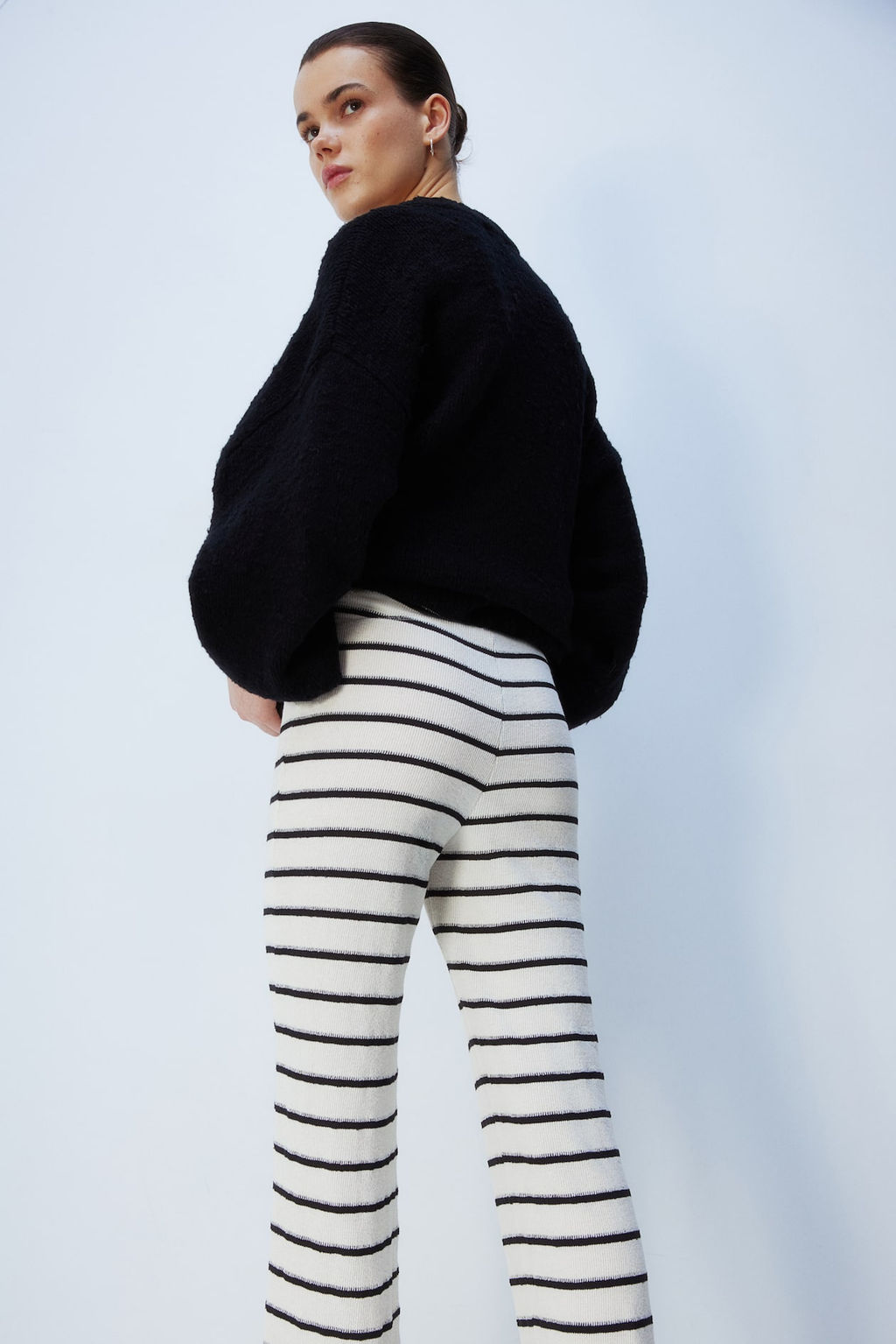 MAMA Pantalon en punto de canale - H&m фото 3