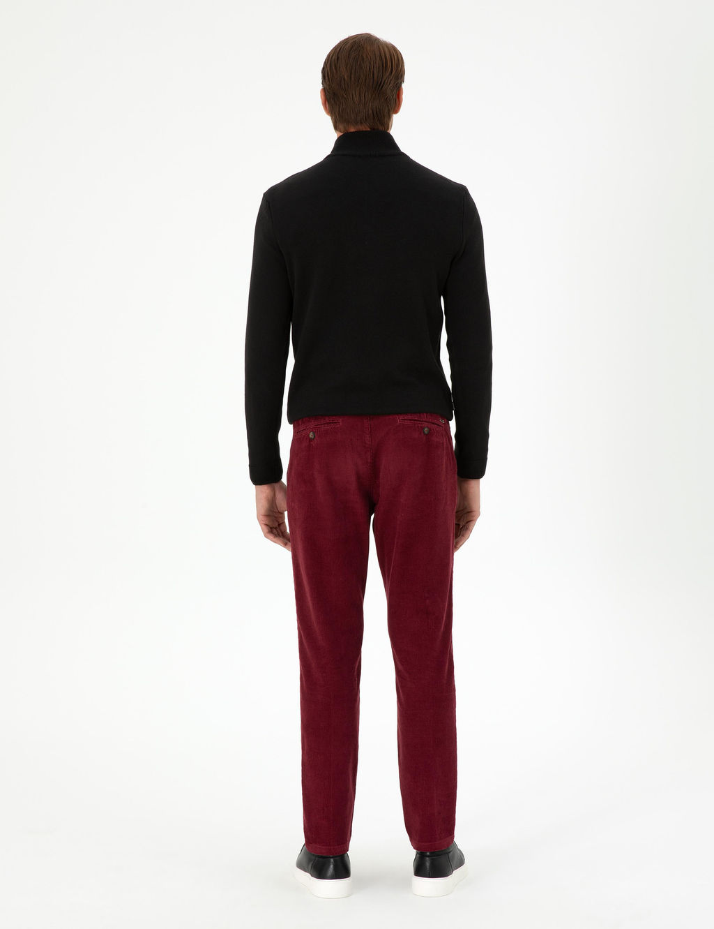 Bordo Carrot Fit Kanvas Pantolon - Pierre cardin фото 4