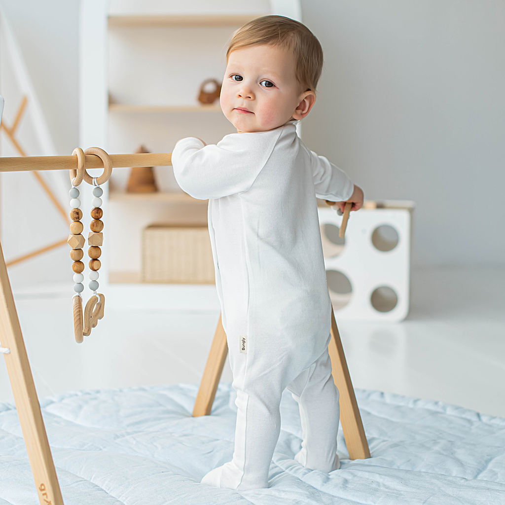 Слип на кнопках Сливки 0+ - Bungly фото 9