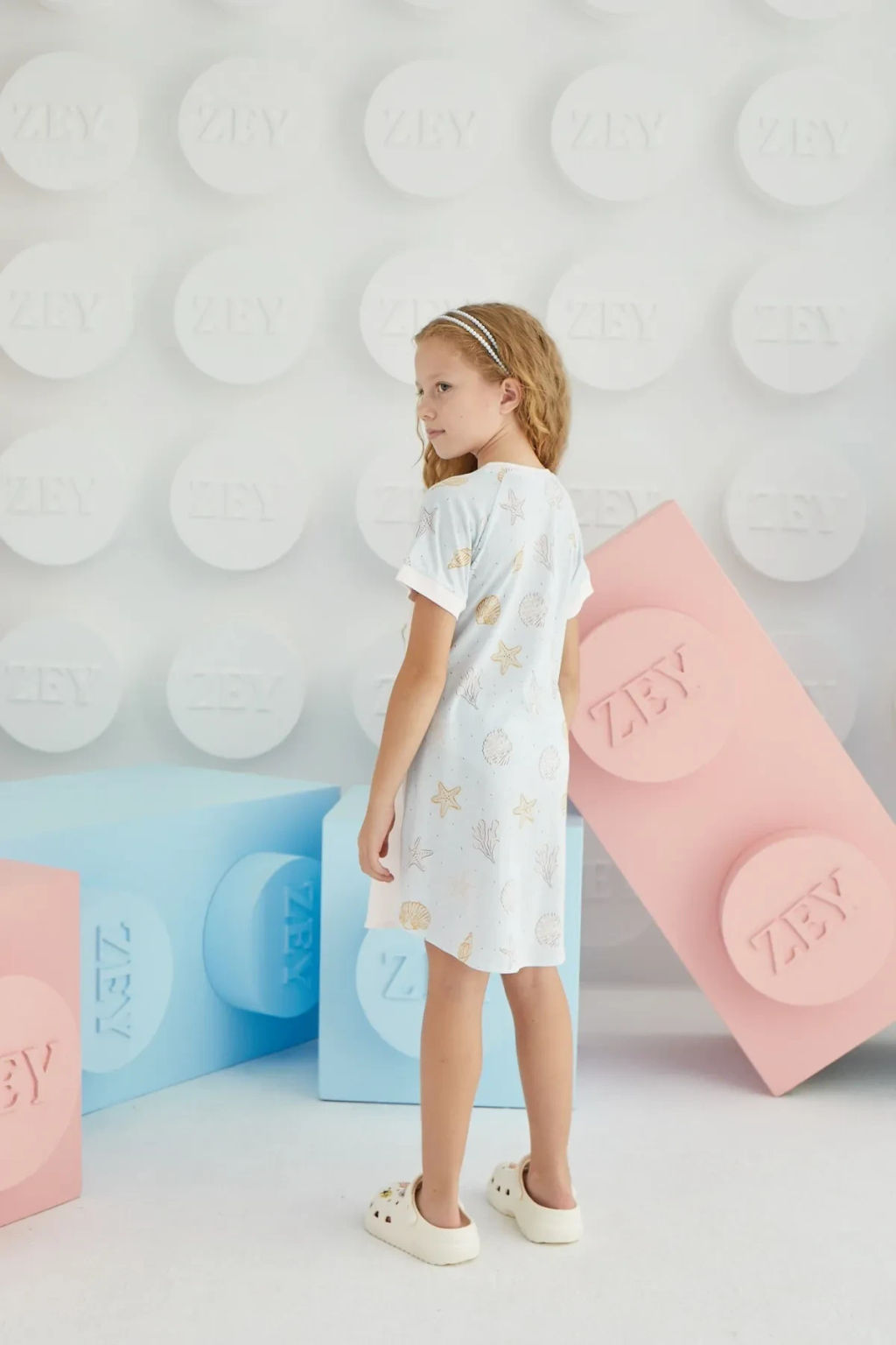 Ночная сорочка для девочки ZEYZEY kids 8648  фото 2