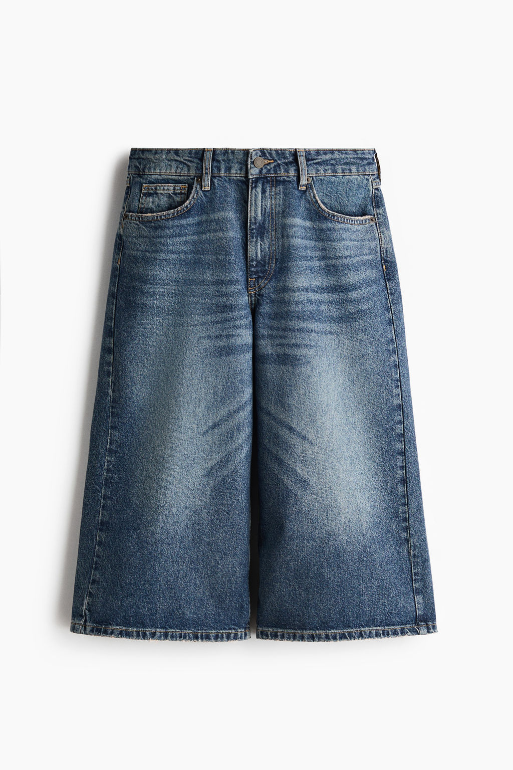 Wide Regular Waist Culotte Jeans - H&m фото 2