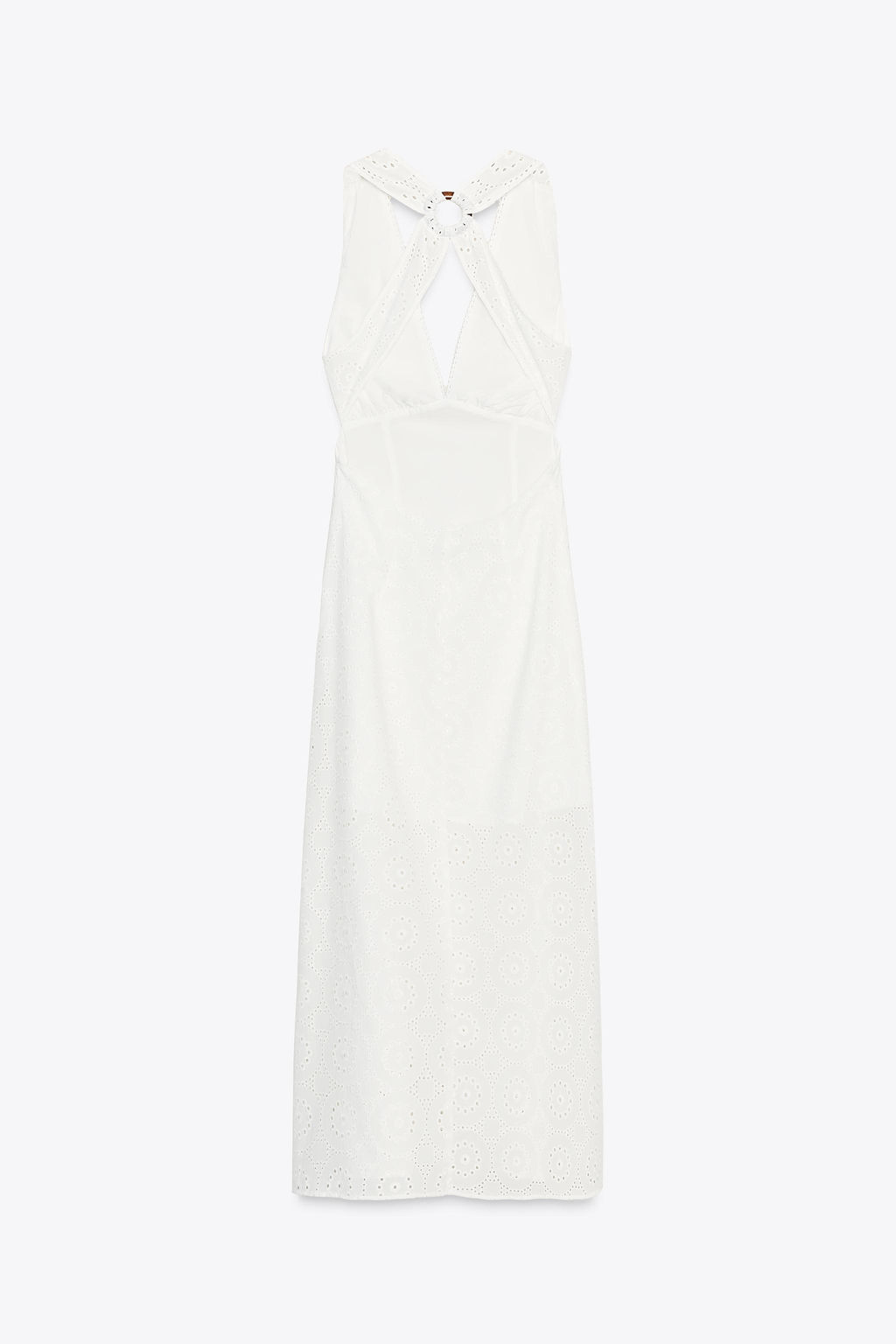 EMBROIDERED MIDI DRESS - Zara фото 18