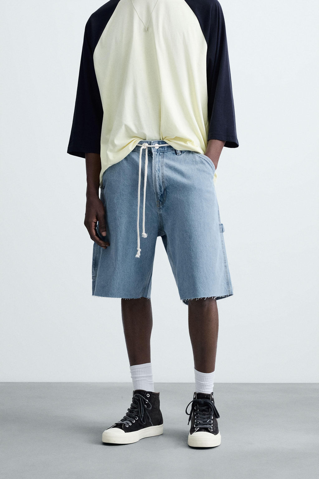 CARPENTER POCKET DENIM BERMUDA SHORTS - Zara фото 29
